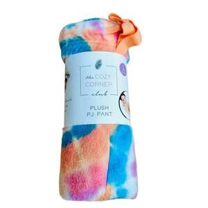 The Cozy Corner Original Packaging Size Large Colorful Tie Dye Pajama Pants